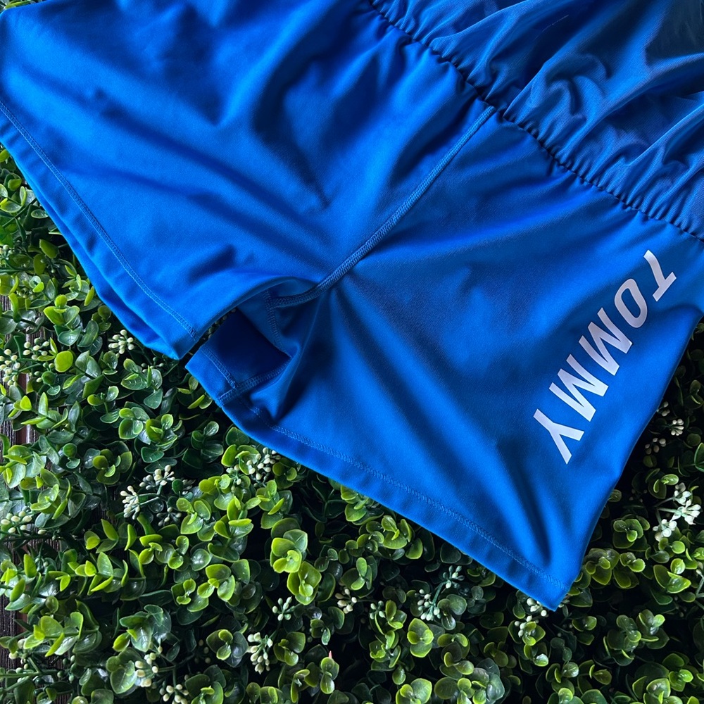 Tommy Hilfiger Women's Blue Athletic Shorts - Picture 3 of 8